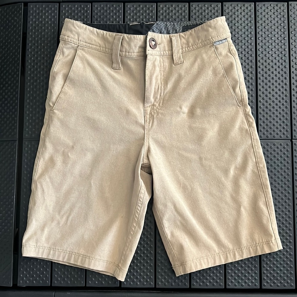 Volcolm Khaki Boys hybrid shorts